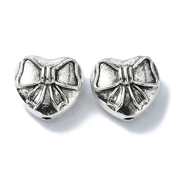 

PandaHall Tibetan Style Alloy Beads, Heart, Antique Silver, 12.5x13.5x7.5mm, Hole: 1.6mm, about 142pcs/500g Alloy Heart