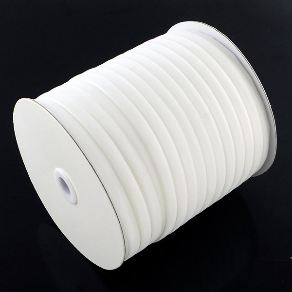 

PandaHall 1/8 inch Single Face Velvet Ribbon, White, 1/8 inch(3.2mm), about 200yards/roll(182.88m/roll) Velvet None White