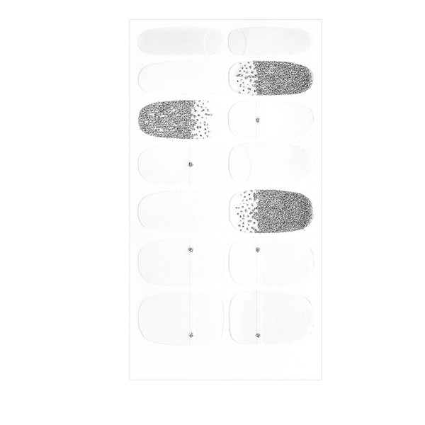 

PandaHall Colorful Flower Tartan Full Cover Glitter Nail Wraps Nail Polish Stickers, Self-Adhesive Nail Art Decals Strips, for Women Girls..., Clear
