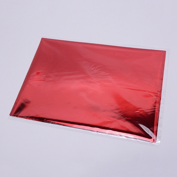 

PandaHall A4 Hot Foil Stamping Paper, Red, 29x20~21cm, 50 sheets/bag Plastic Red