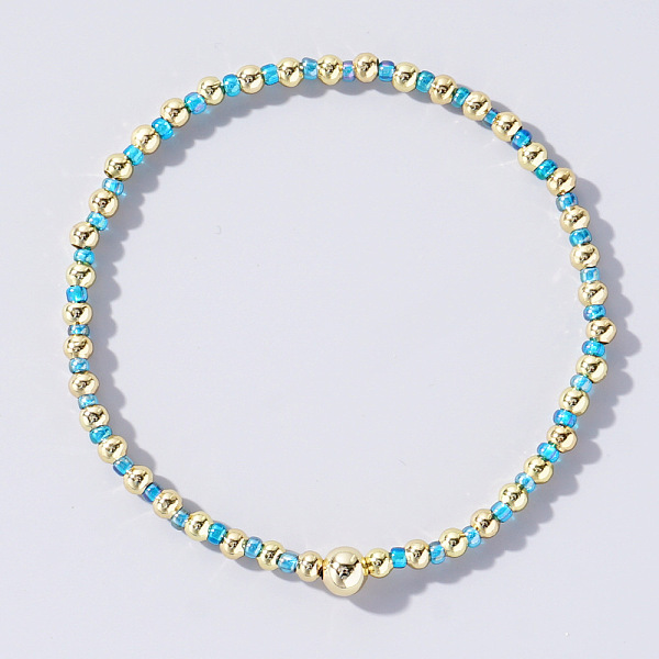 

PandaHall Bohemian Style Seed Beaded & Pearl Stretch Bracelet for Women Seed Beads