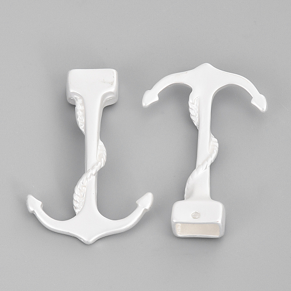 

PandaHall Alloy Anchor Hook Clasps, For Leather Cord Bracelets Making, Matte Style, Cadmium Free & Nickel Free & Lead Free , 925 Sterling...