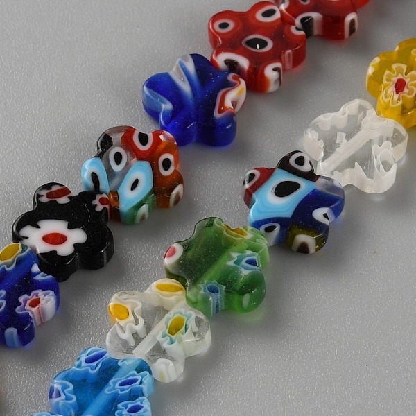 ミッレフィオーリガラスビーズ連売り
