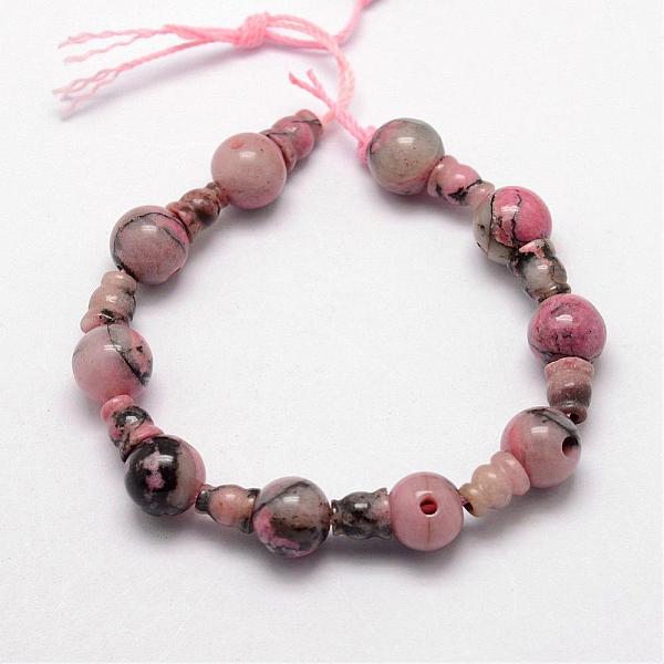 

PandaHall Natural Rhodonite 3-Hole Guru Bead Strands, for Buddhist Jewelry Making, T-Drilled Beads, 16.5~18mm, Hole: 2~3mm, 2pcs/set...