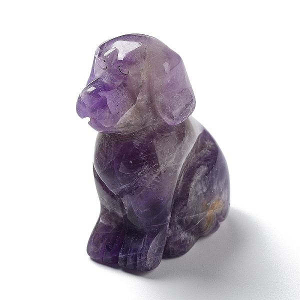 Heilende Hundefiguren Aus Natürlichem Amethyst