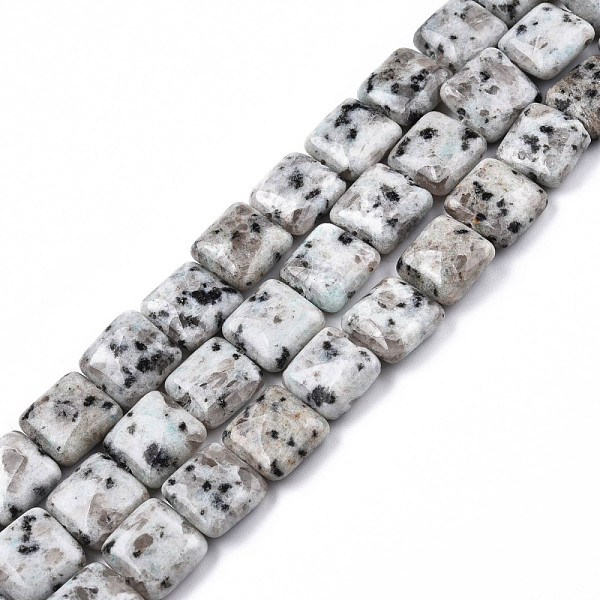 

PandaHall Natural Sesame Jasper Beads Strands, Square, 14x14x5.5mm, Hole: 1.2mm, about 28pcs/strand, 15.16 inch~15.35 inch(38.5~39cm) Sesame...