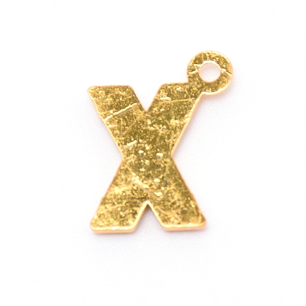 

PandaHall Alloy Crystal Rhinestone Pendants, Golden, Letter, Letter.X, 17.5x14x2mm, Hole: 1.8mm Alloy+Rhinestone Letter X Clear