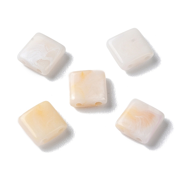 

PandaHall Opaque Acrylic Slide Charms, Square, WhiteSmoke, 5.2x5.2x2mm, Hole: 0.8mm Acrylic Square White