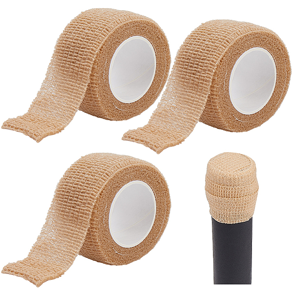 

PandaHall Self Adhesive Cloth Felt Strips, for Hardwood Floors to Prevent Scratches Soundproofing, BurlyWood, 2.5x0.1cm, about 4.5m/roll..., Orange