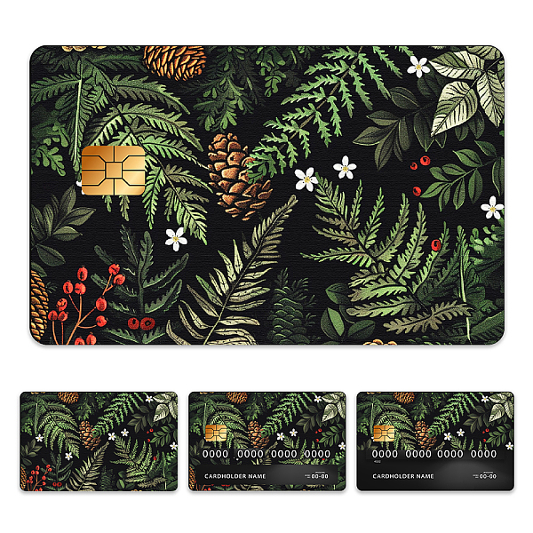 

PandaHall Credit Debit Card Skin Sticker Cover, Waterproof, Scratch-resistant and Attractive Card Skin Custom 4 Styles for Credit, Debit...