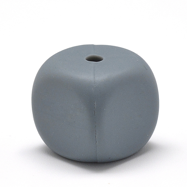 

PandaHall Food Grade Eco-Friendly Silicone Beads, Chewing Beads For Teethers, DIY Nursing Necklaces Making, Cube, Slate Gray, 13x13x13mm...