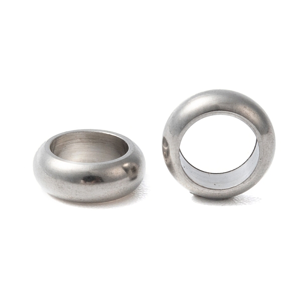 

PandaHall Stainless Steel Color, 8x2.5mm 304 Stainless Steel Ring