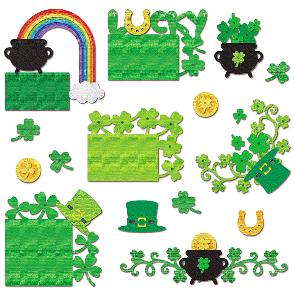 

PandaHall Saint Patrick's Day Carbon Steel Cutting Dies Stencils, for DIY Scrapbooking, Photo Album, Decorative Embossing Paper Card...