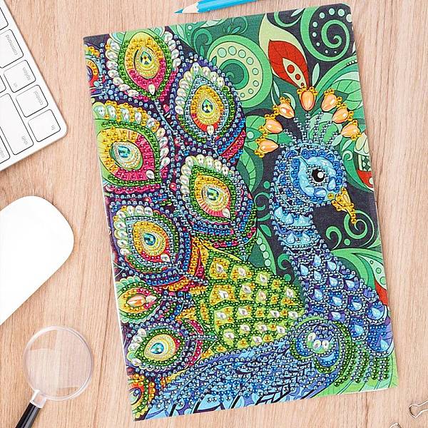 

PandaHall DIY Animal Theme Notebook Diamond Painting Kits, Including A5 Notebook, Resin Rhinestones, Diamond Sticky Pen, Tray Plate and Glue...
