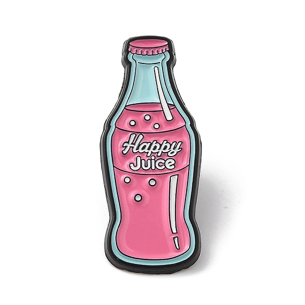 Happy Juice Drink Enamel Pins