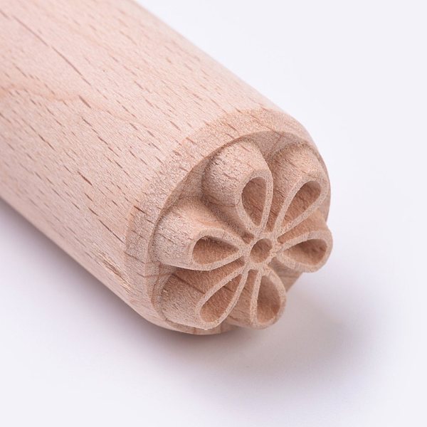 

PandaHall DIY Scrapbook, Wooden Stamps, Column with Flower Pattern, BurlyWood, 50~50.5x19.5~20.5mm Wood Orange
