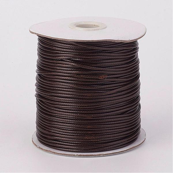 

PandaHall Eco-Friendly Korean Waxed Polyester Cord, Coconut Brown, 3mm, about 41.01~41.56 Yards(37.5~38m)/Roll Waxed Polyester Cord Round...