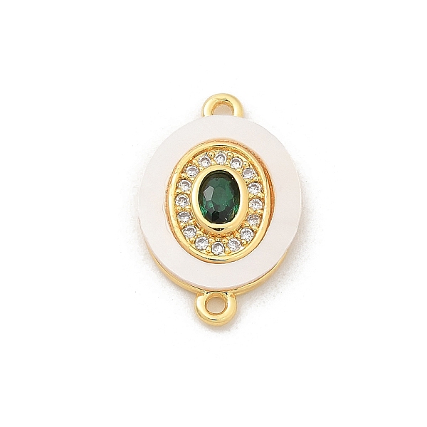 Brass Micro Pave Cl… - image