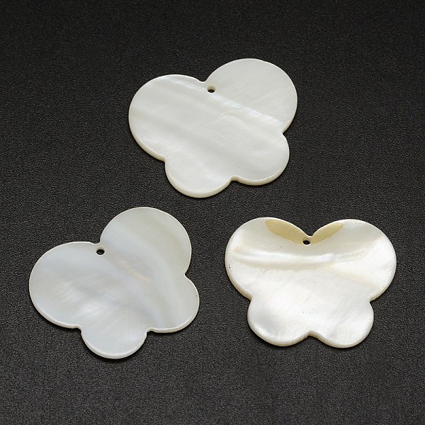 

PandaHall Butterfly Freshwater Shell Pendants, Creamy White, 21x26x2mm, Hole: 1mm Freshwater Shell Butterfly