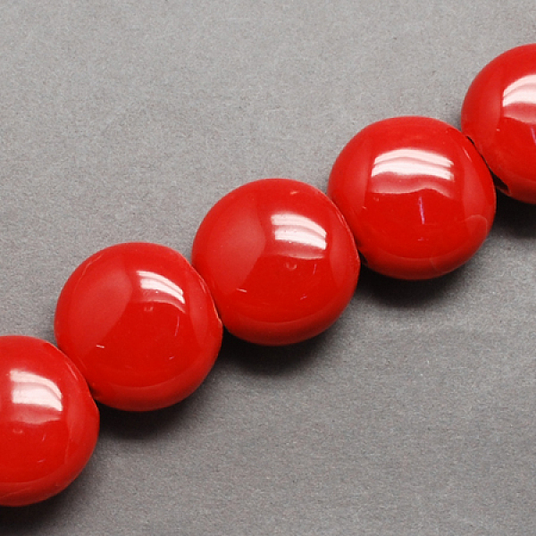 

PandaHall Handmade Porcelain Beads, Bright Glazed Porcelain, Flat Round, Red, 19x18x12mm, Hole: 8x2mm Porcelain Flat Round Red