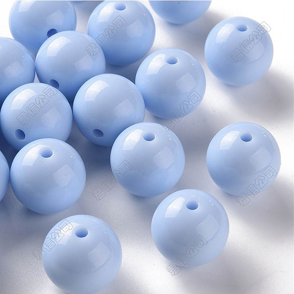 Opaque Acrylic Beads - image