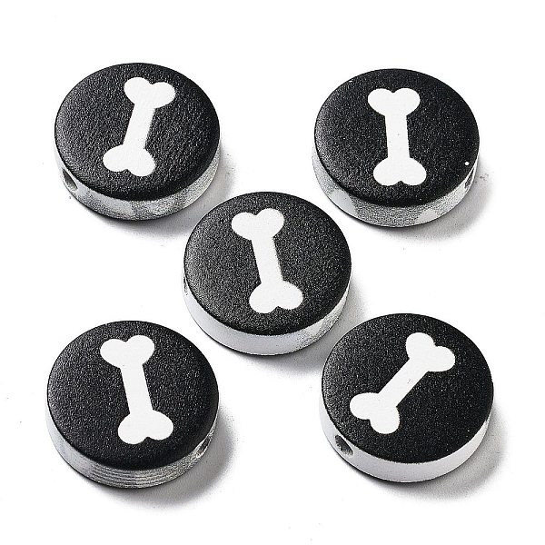 

PandaHall Dog Theme Wood Beads, Bone, 20x6mm, Hole: 3mm Wood Others Black