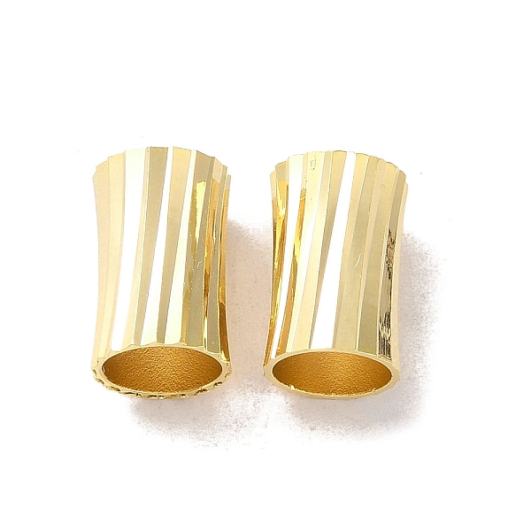 

PandaHall Brass Bead, Column, Real 24K Gold Plated, 12x8mm, Hole: 7mm Brass Column