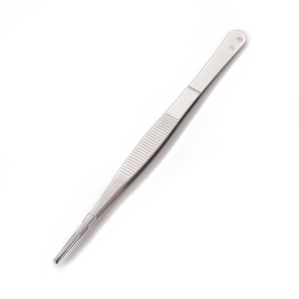 

PandaHall Stainless Steel Tweezers, Stainless Steel Color, 201x11.5mm Stainless Steel