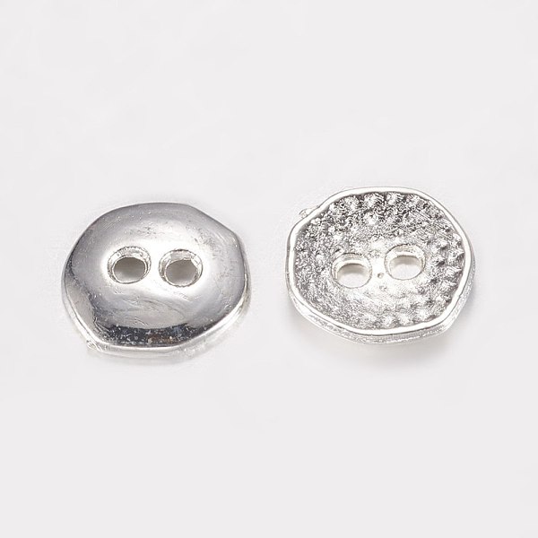 2-Hole Alloy Buttons