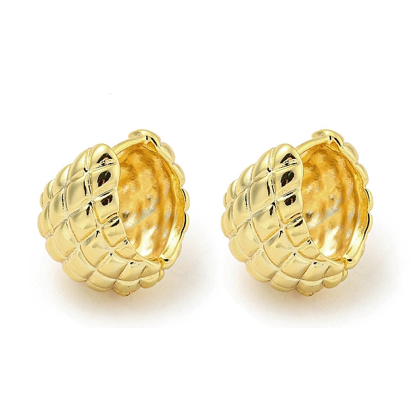 

PandaHall Brass Hoop Earrings, Real 18K Gold Plated, 18x15.5mm Brass Others