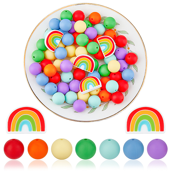 74Pcs 8 Styles Food… - image