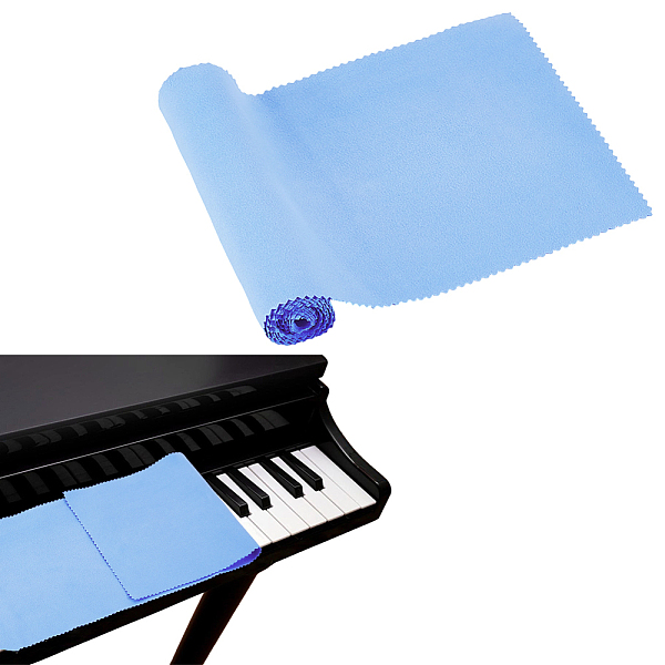 Housse anti-poussière en microfibre pour clavier de piano