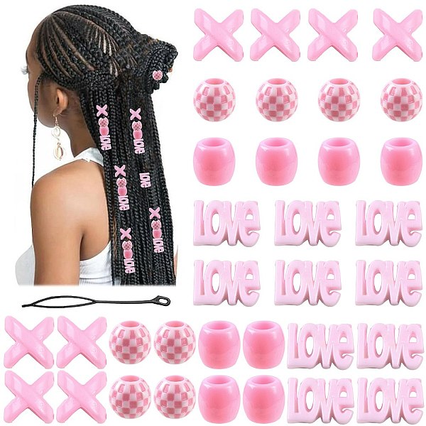 Ensemble d'outils de coiffure pour tresses et twists en acrylique