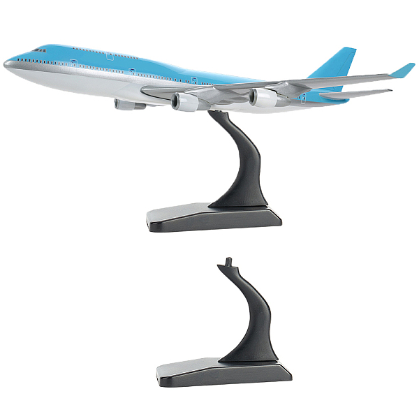 

PandaHall FINGERINSPIRE 2 Sets Plastic Model Aircraft Display Stands, Tabletop Display Easels for Model Airplane Holder, Black, Finish...
