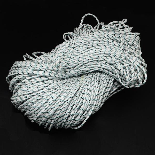 

PandaHall Polyester & Spandex Cord Ropes, 1 Inner Core, White, 2mm, about 109.36 yards(100m)/bundle Polyester White