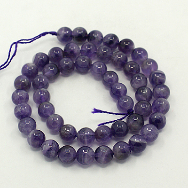 

PandaHall Natural Gemstone Beads Strands, Amethyst, AB Grade, Round, Purple, 10mm, Hole: 1mm, about 40pcs/strand, 15.5 inch Amethyst Round...