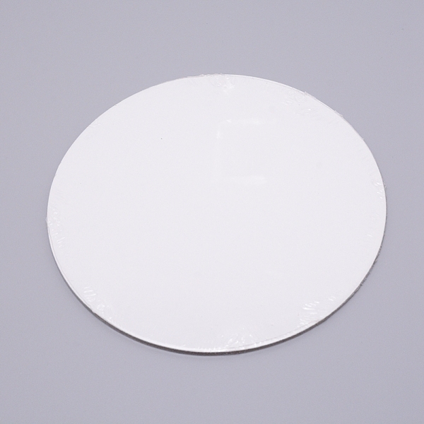 

PandaHall Painting Canvas Panels, with Coated Paper on the Back, Blank Drawing Boards, for Oil & Acrylic Painting, Flat Round, White...