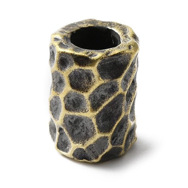 

PandaHall Brass European Beads, Large Hole Beads, Column, Antique Bronze, 15x11mm, Hole: 6mm Brass Column