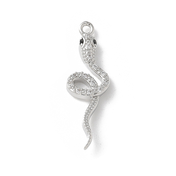 Brass Micro Pave Cl… - image
