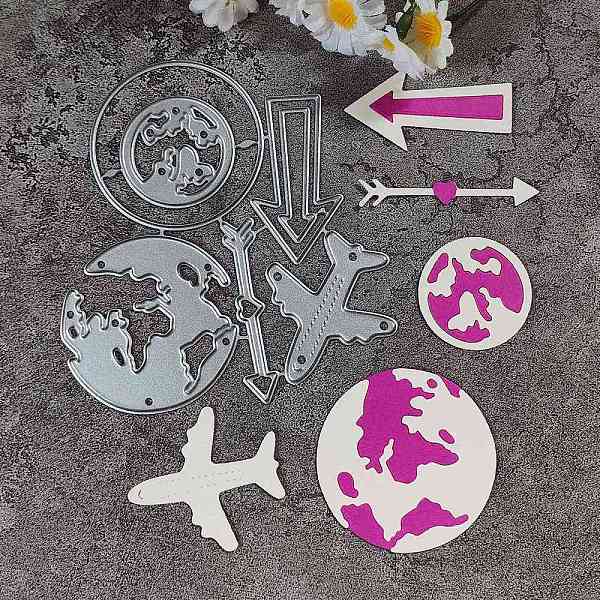 

PandaHall Carbon Steel Cutting Dies Stencils, for DIY Scrapbooking, Photo Album, Decorative Embossing Paper Card, Matte Stainless Steel...