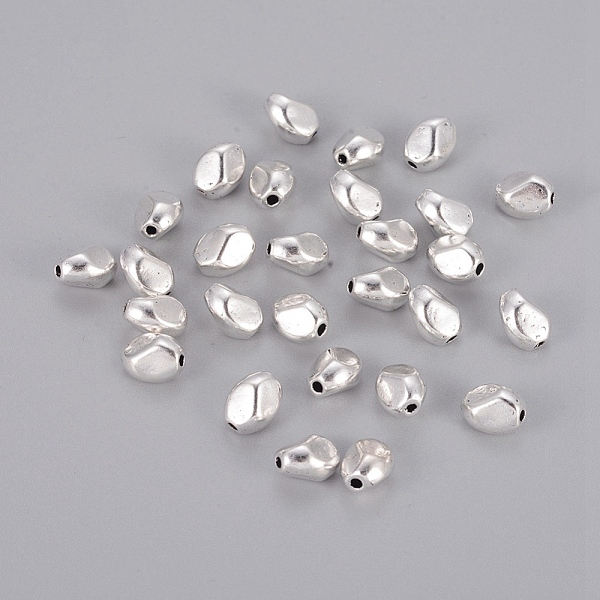 

PandaHall Tibetan Style Alloy Spacer Beads, Lead Free & Cadmium Free, Oval, Antique Silver, 6x5mm, Hole: 1mm Alloy Oval