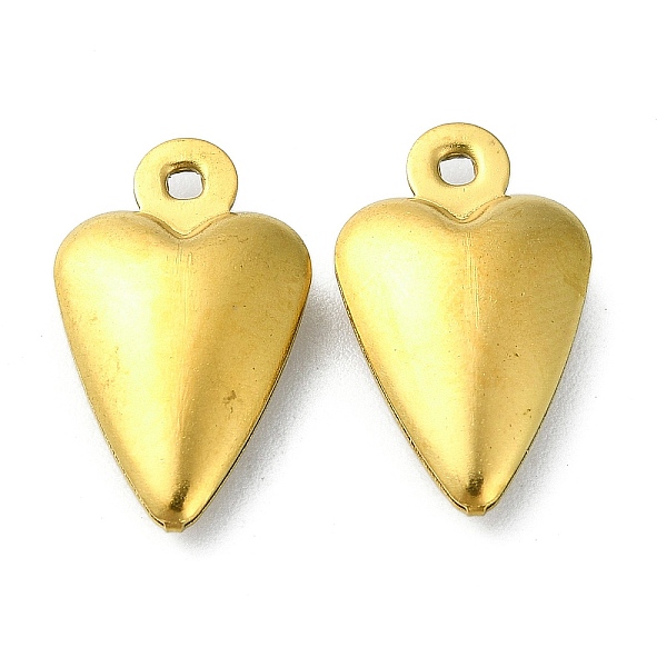 

PandaHall Ion Plating(IP) 304 Stainless Steel Pendants, Heart Charms, Real 18K Gold Plated, 18x10.5x4mm, Hole: 1.4mm 304 Stainless Steel...