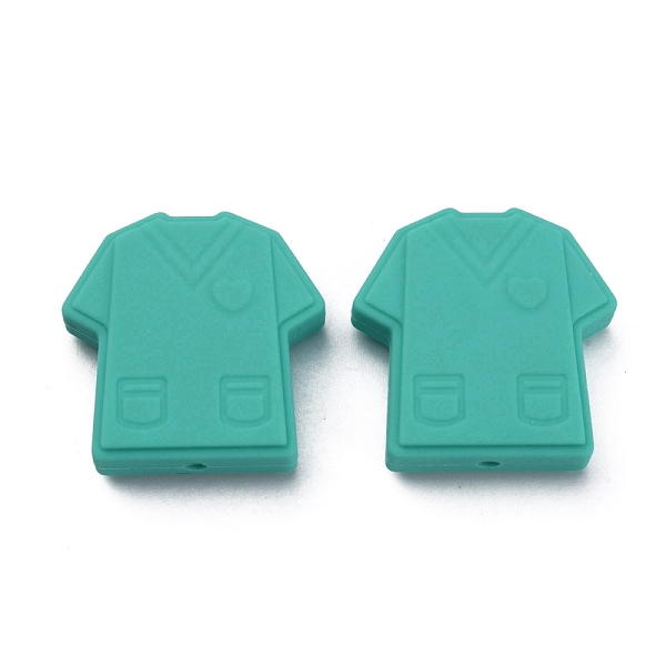 

PandaHall Food Grade Eco-Friendly Silicone Beads, Chewing Beads For Teethers, DIY Nursing Necklaces Making, Male Nurse Clothes, Turquoise..., Green