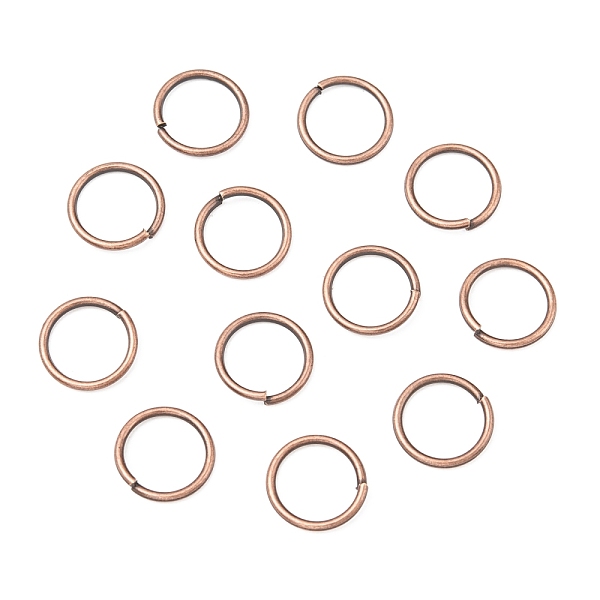 

PandaHall Open Jump Rings Brass Jump Rings, Cadmium Free & Lead Free, Red Copper, 10x1mm, 18 Gauge, Inner Diameter: 8mm, about 2600pcs/500g...