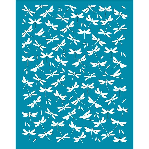 

PandaHall Silk Screen Printing Stencil, for Painting on Wood, DIY Decoration T-Shirt Fabric, Dragonfly Pattern, 100x127mm Nylon Dragonfly..., Cyan