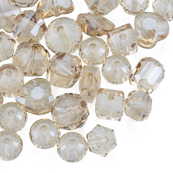 

PandaHall Transparent Glass Beads, Mixed Shapes, Wheat, 7~10x7~10x5~9.5mm, Hole: 1~1.5mm Glass Mixed Shapes Orange