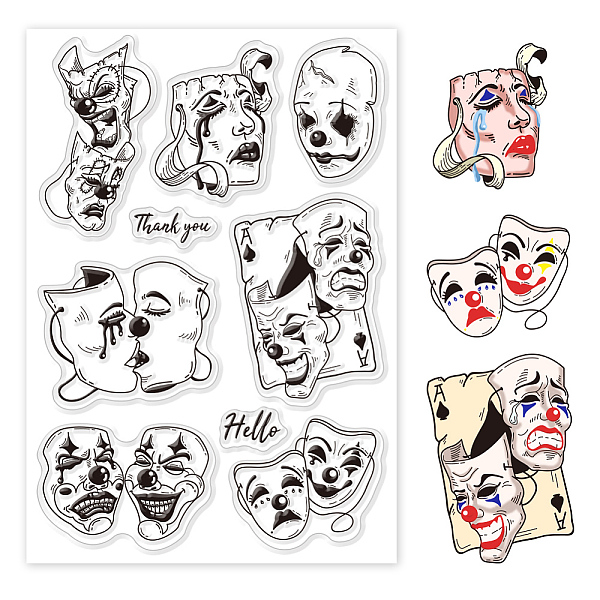 

PandaHall Custom PVC Plastic Clear Stamps, for DIY Scrapbooking, Photo Album Decorative, Cards Making, Others, 160x110x3mm Plastic Others...