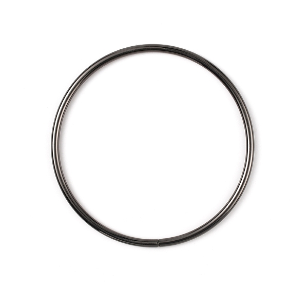

PandaHall Iron Bag Handles, for Handmade Bag Handbags Purse Handles Replacement, Round Ring, Gunmetal, 11.05x0.45cm, Inner Diameter: 10.15cm...
