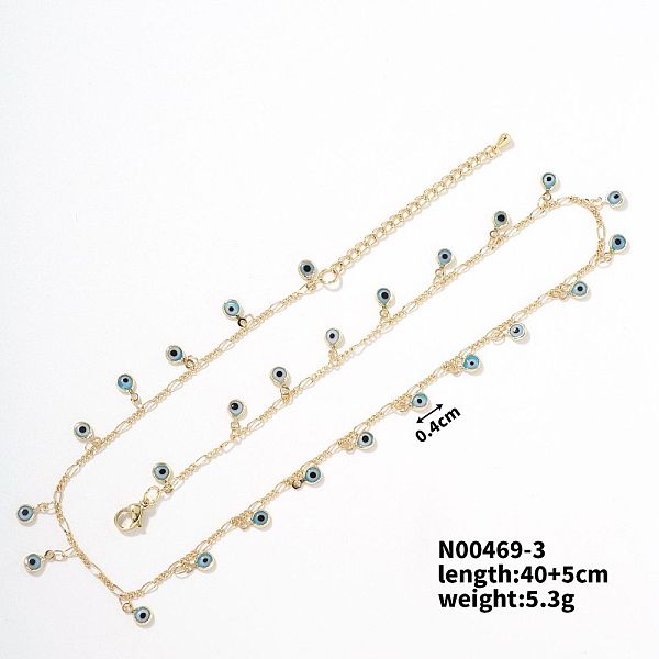 Evil Eye Brass Pend… - image