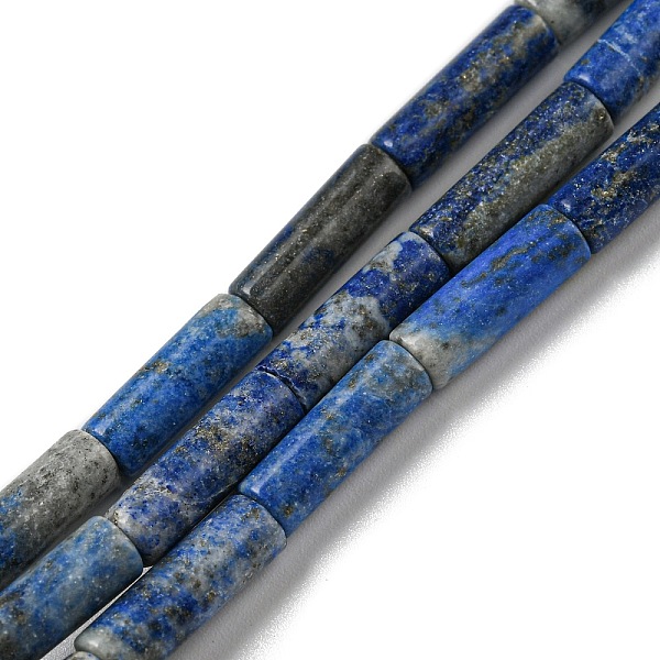 

PandaHall Natural Lapis Lazuli Beads Strands, Column, 10~14x4.3~4.6mm, Hole: 0.9mm, about 28pcs/strand, 14.96~15.20 inch(38~38.6cm) Lapis...